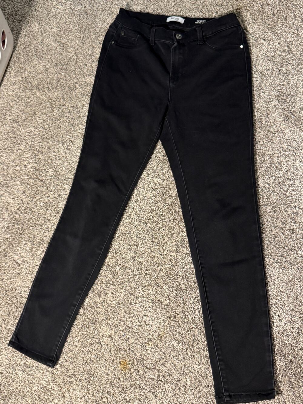 Kensie Jeans The Kelsey Black High Rise Skinny Jeans Women's Size 2/26
